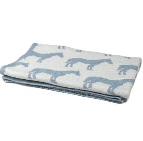 Reversible Horse Baby Blanket