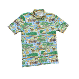 Claiborne Farm Print Men's Polo