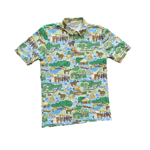 Claiborne Farm Print Men's Polo