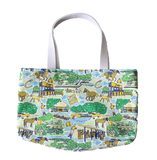 Claiborne Farm Print Tote
