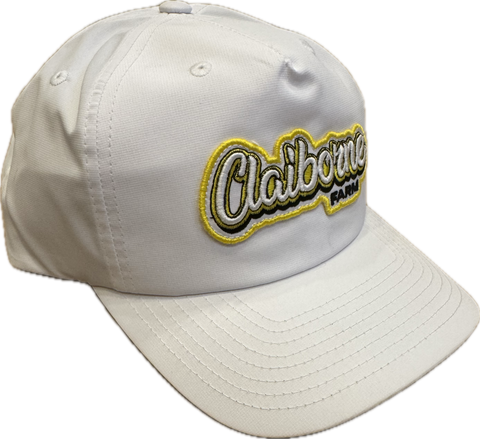 Claiborne Script Patch Unstructured Hat