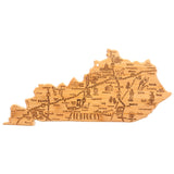 Kentucky State-Shaped Serving and Cutting board