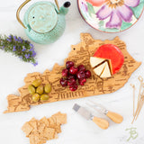 Kentucky State-Shaped Serving and Cutting board