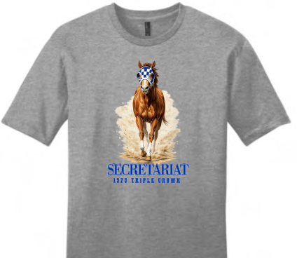 Secretariat 1973 Triple Crown Front Back T-Shirt