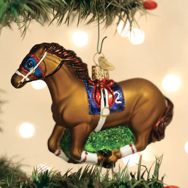 Old World Christmas Racehorse Ornament