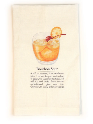 Bourbon Sour Tea Towel