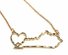 Kentucky Heart Necklace