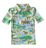 Claiborne Farm Print Youth Polo