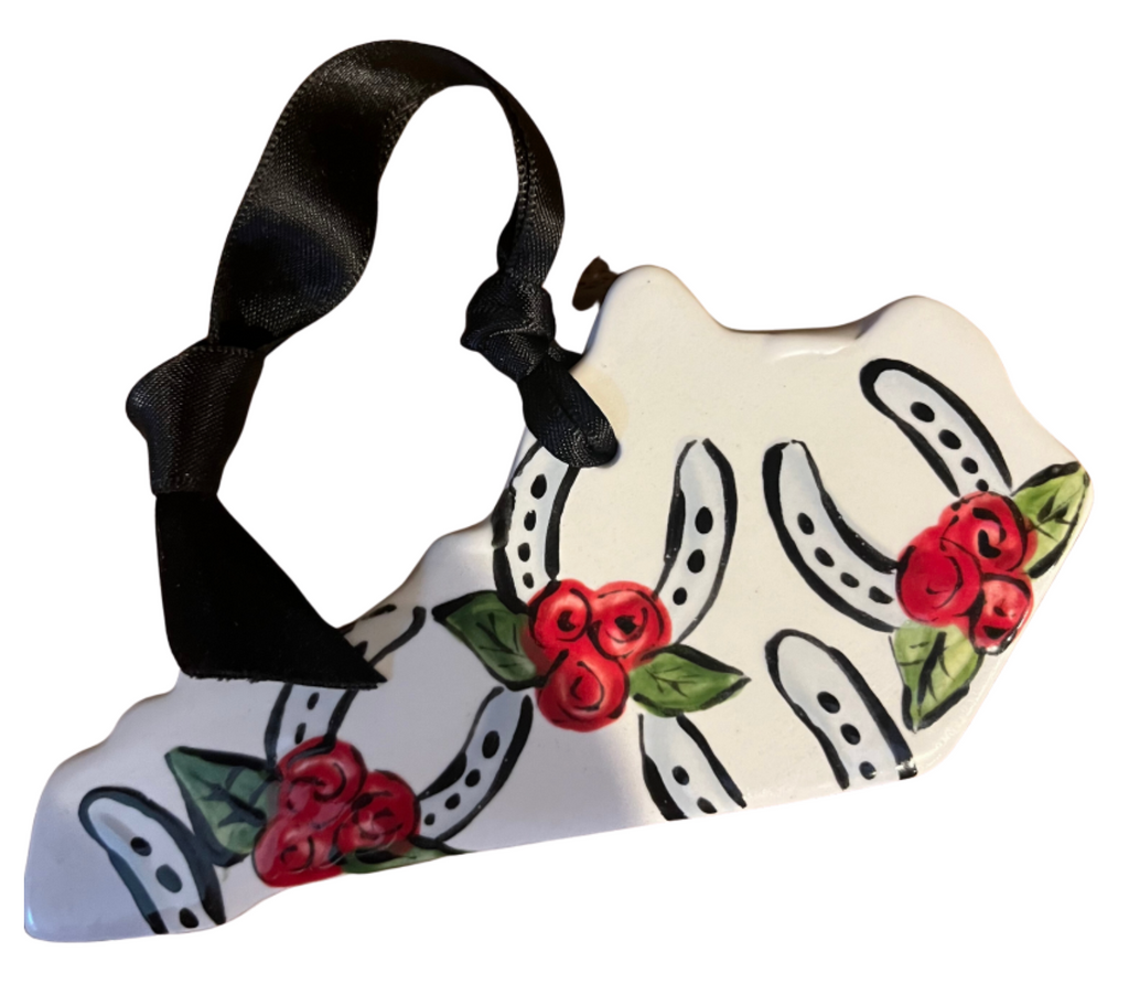 Kentucky Horseshoe Derby Ornament – Claiborne Farm
