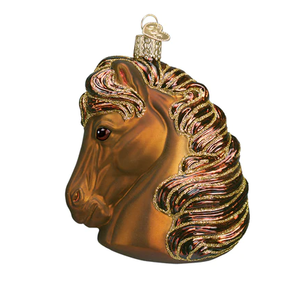 Old World Christmas Ornament - Horse Head
