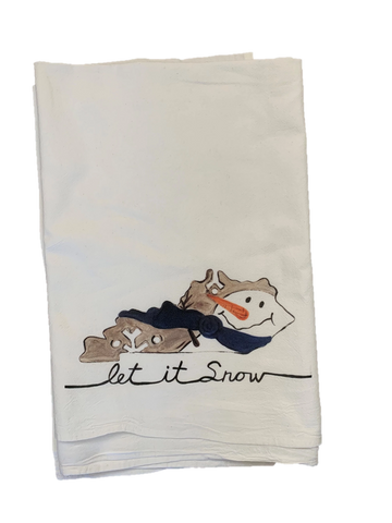 Let It Snow Tea Towel